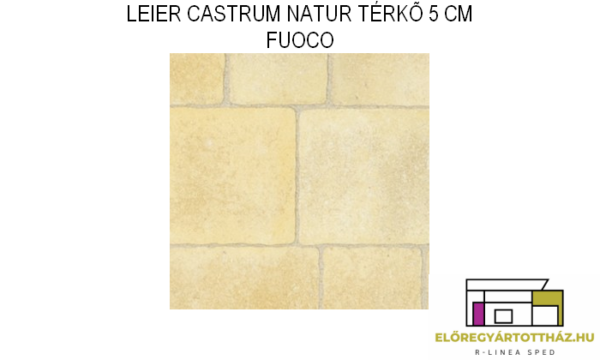 LEIER KAISERSTEIN CASTRUM NATUR TÉRKŐ 5 CM FUOCO