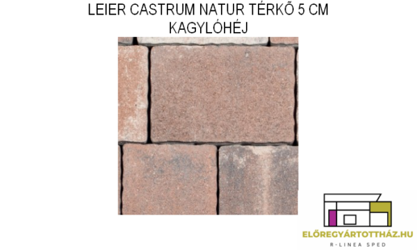 LEIER KAISERSTEIN CASTRUM NATUR TÉRKŐ 5 CM KAGYLÓHÉJ