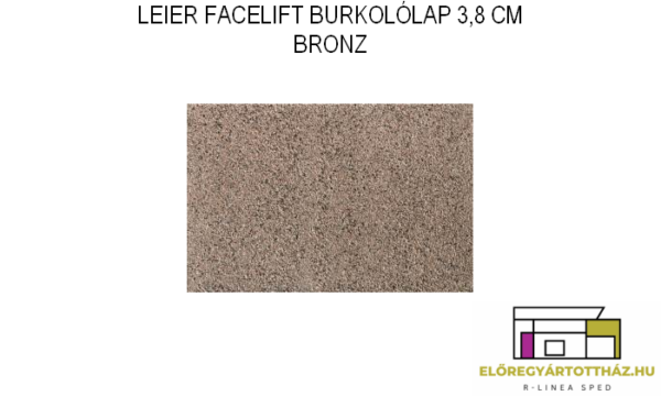 LEIER KAISERSTEIN FACELIFT 60 x 40 BURKOLÓLAP 3,8 CM BRONZ