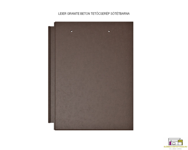 LEIER GRANITE CLASSIC TETŐCSERÉP SÖTÉTBARNA