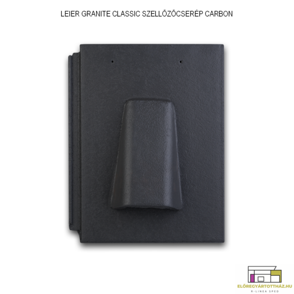 LEIER GRANITE CLASSIC SZELLŐZŐCSERÉP KUPAKKAL CARBON