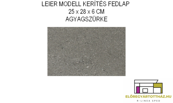 LEIER KAISERSTEIN MODELL FEDLAP 25 x 28 x 6 CM AGYAGSZÜRKE