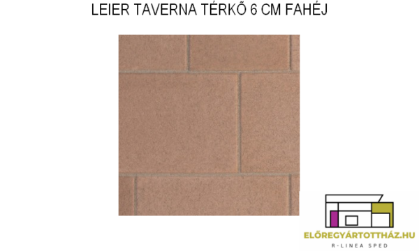 LEIER KAISERSTEIN TAVERNA TÉRKŐ 6 CM FAHÉJ