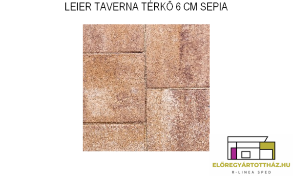 LEIER KAISERSTEIN TAVERNA TÉRKŐ 6 CM SEPIA