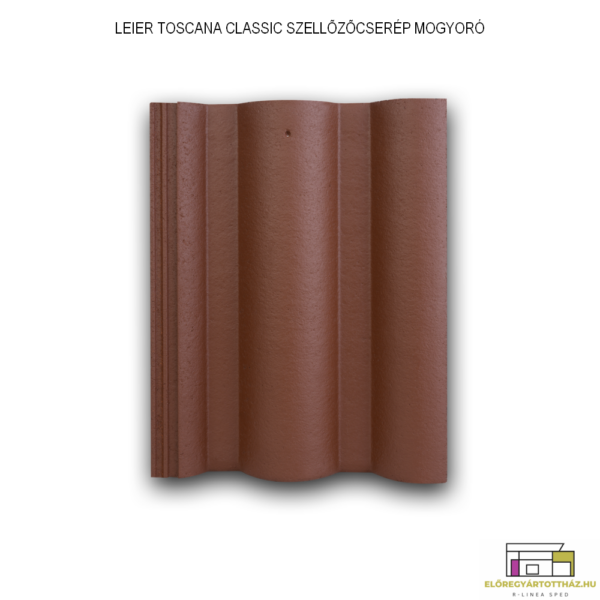 LEIER TOSCANA CLASSIC SZELLŐZŐCSERÉP KUPAK NÉLKÜL MOGYORÓ