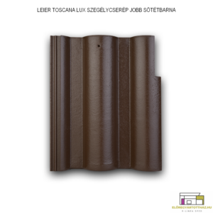 LEIER TOSCANA LUX SZEGÉLYCSERÉP JOBB BARNA