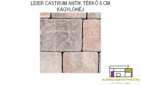 LEIER KAISERSTEIN CASTRUM ANTIK TÉRKŐ 5 CM KAGYLÓHÉJ