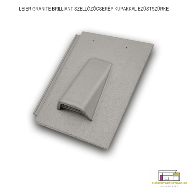 LEIER GRANITE BRILLIANT EZÜSTSZÜRKE SZELLŐZŐCSERÉP KUPAKKAL